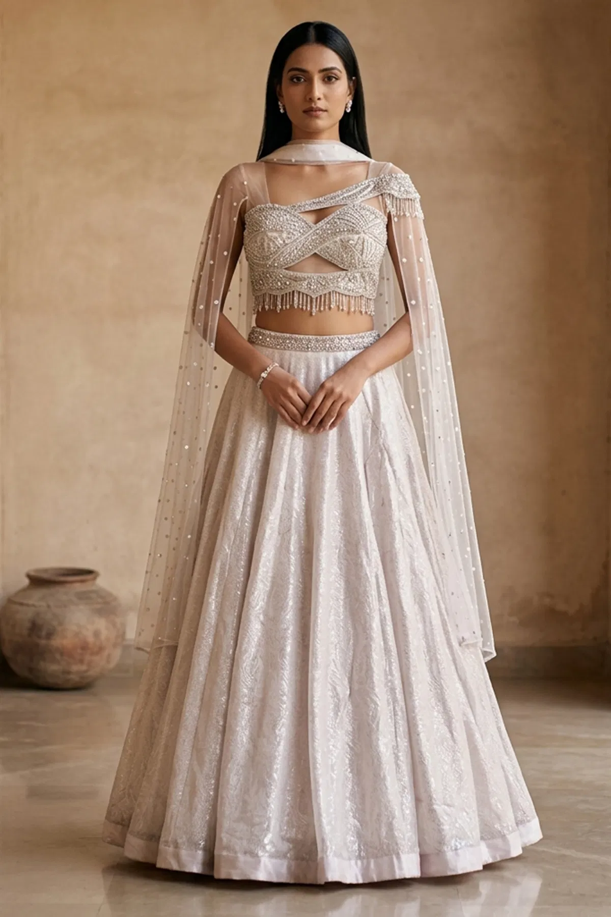silver-organza-designer-lehenga-with-embroidered-strap-sleeve-blouse-ac2185